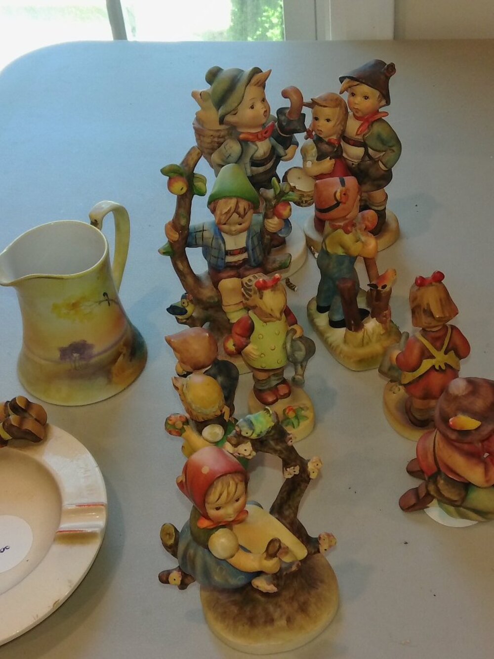 Vintage Goebel Hummel Figurines - Set of 10 + Japanese Creamer
